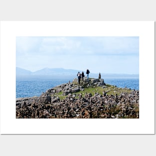 Among the cairns: Neist Point, Isle of Skye, Scotland Posters and Art